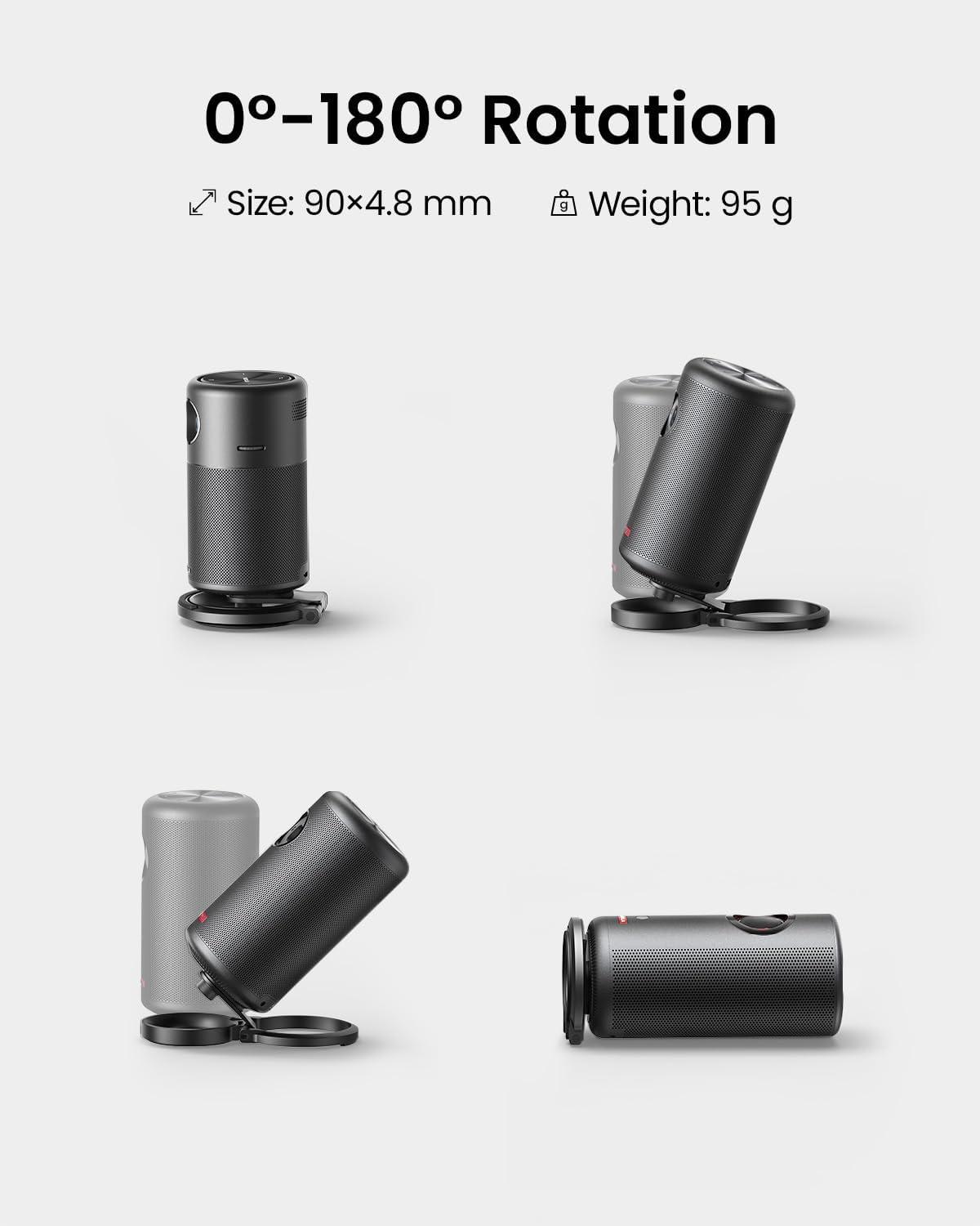 imageNEBULA Projector Foldable Stand UltraCompact Desktop Stand with Easy Setup and 180Degree Rotation for Capsule 3 Capsule 3 Laser Capsule Air Fits in Official Travel CaseOnly Stand