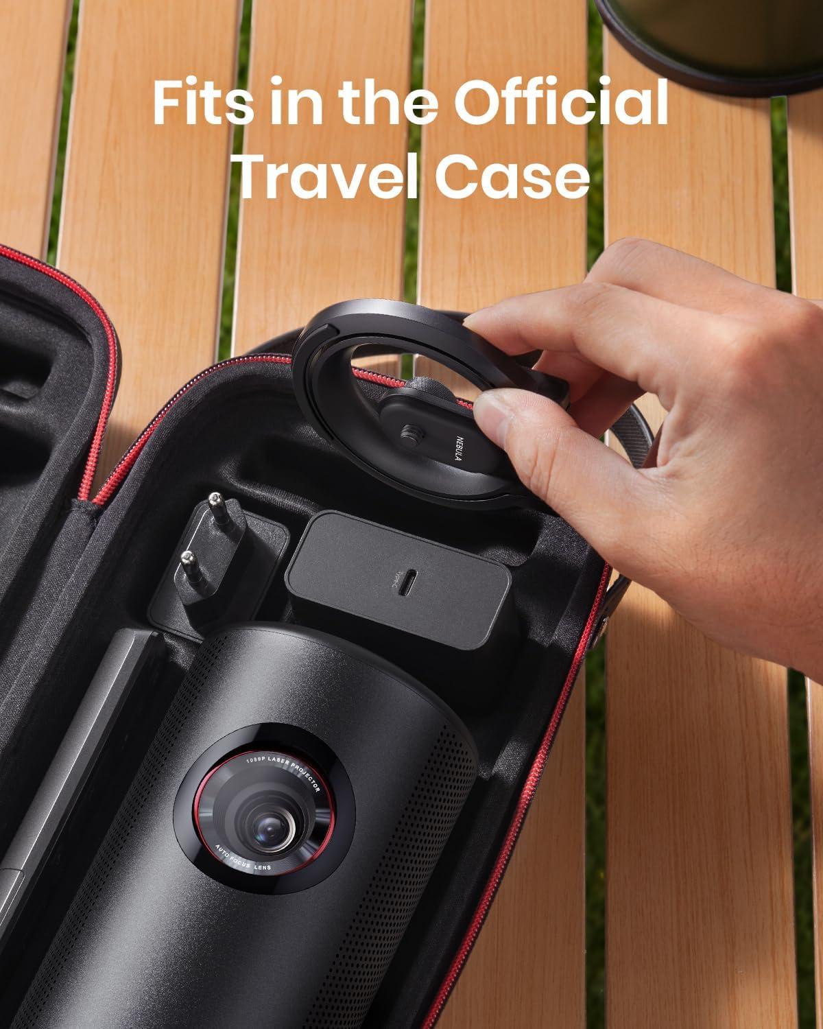 imageNEBULA Projector Foldable Stand UltraCompact Desktop Stand with Easy Setup and 180Degree Rotation for Capsule 3 Capsule 3 Laser Capsule Air Fits in Official Travel CaseOnly Stand