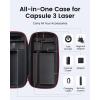 NEBULA Capsule 3 Laser Official All-in-One Travel Case, Customized for Capsule 3, Adapter, Remote Control, Cables and Stand, Waterproof and Protective Polyester