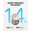 Soundcore Sleep A20 Earbuds by Anker, Noise Blocking, Comfy for Side Sleepers, AI Brainwave Audio, 80H Playtime, Stream Content via Bluetooth 5.3, Sleep Monitor, Personal Alarm(Slumber Beige)