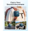 Soundcore Boom Go 3i Portable Bluetooth Speaker by Anker, 15W Punchy Sound, 24H Playtime, IP68, BassUp 2.0, Emergency Charging, Bluetooth 6.0, Waterproof Speaker for Hiking/Cycling/Camping (Blue)(Blue)