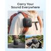 Soundcore Boom Go 3i Portable Bluetooth Speaker by Anker, 15W Punchy Sound, 24H Playtime, IP68, BassUp 2.0, Emergency Charging, Bluetooth 6.0, Waterproof Speaker for Hiking/Cycling/Camping (Blue)(Black)