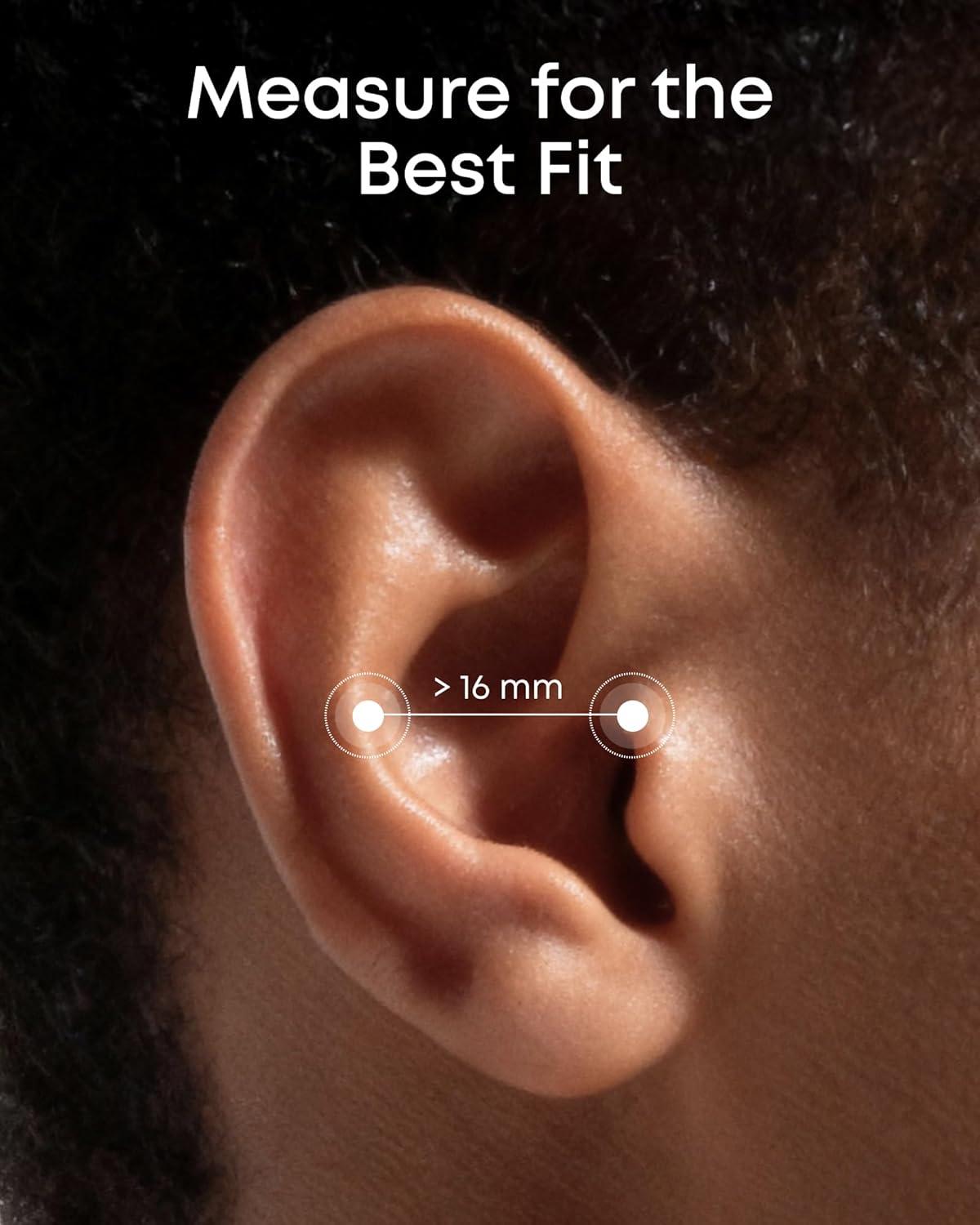imageSoundcore AeroFit 2 Pro by Anker OpenEar with SemiinEar Active Noise Cancellation DualForm Earbuds Adjustable Ear Hooks HiRes LDAC 4Mic AI Clear Calls IP55 WaterProof Wireless ChargingMatte Black