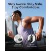 Soundcore AeroFit 2 Pro by Anker, Open-Ear with Semi-in-Ear Active Noise Cancellation, Dual-Form Earbuds, Adjustable Ear Hooks, Hi-Res, LDAC, 4-Mic AI Clear Calls, IP55 Water-Proof, Wireless Charging(Matte Black)