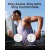 Soundcore AeroFit 2 Pro by Anker, Open-Ear with Semi-in-Ear Active Noise Cancellation, Dual-Form Earbuds, Adjustable Ear Hooks, Hi-Res, LDAC, 4-Mic AI Clear Calls, IP55 Water-Proof, Wireless Charging(Gloss White)