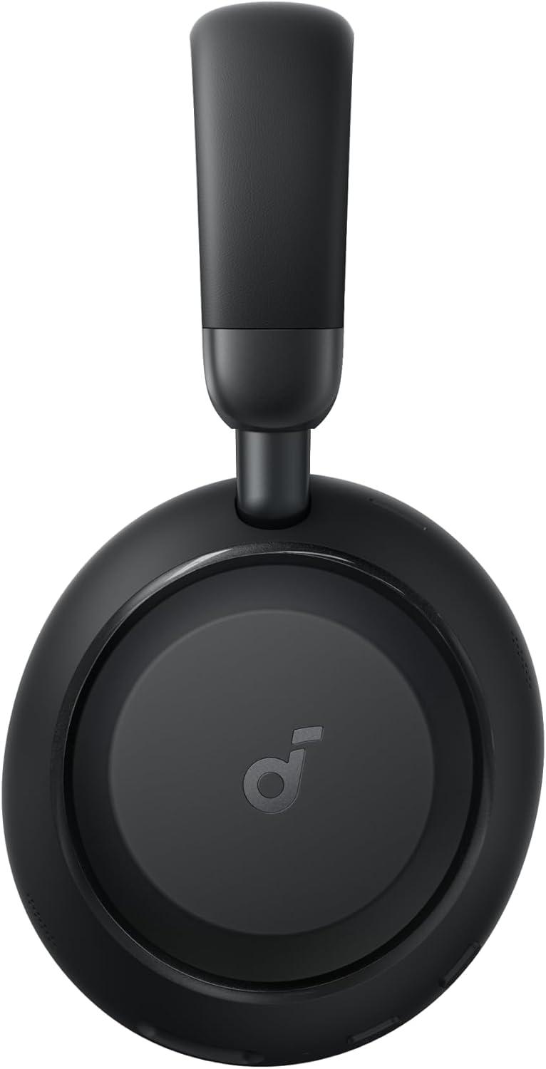 imageSoundcore Space 2 by Anker Active Noise Cancelling Headphones Comfortable Fit 50H Playtime LDAC HiRes Wireless Audio Dual Connection Clear Calls Bluetooth 61 Nap Mode Wearing DetectionJet Black