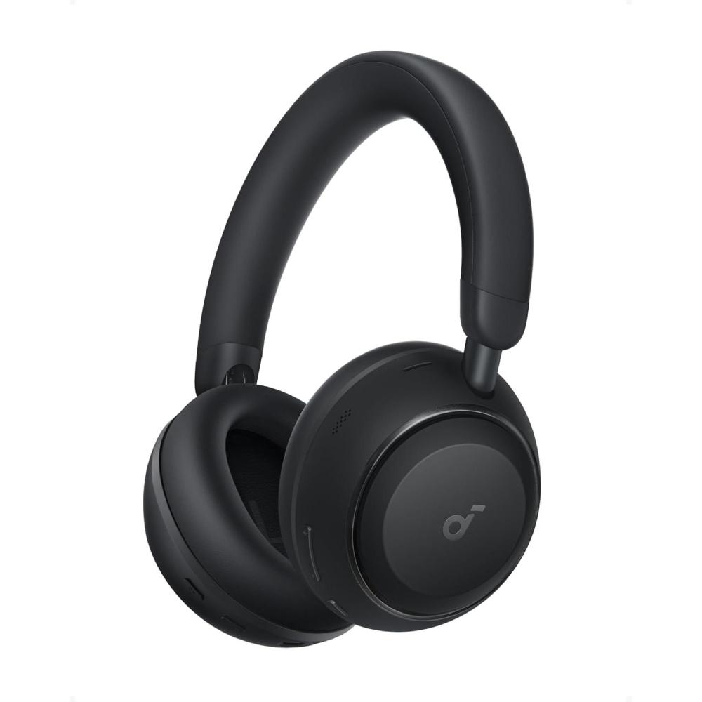 imageSoundcore Space 2 by Anker Active Noise Cancelling Headphones Comfortable Fit 50H Playtime LDAC HiRes Wireless Audio Dual Connection Clear Calls Bluetooth 61 Nap Mode Wearing DetectionJet Black