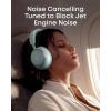 Soundcore Space 2 by Anker, Active Noise Cancelling Headphones, Comfortable Fit, 50H Playtime, LDAC Hi-Res Wireless Audio, Dual Connection, Clear Calls, Bluetooth 6.1, Nap Mode, Wearing Detection(Seafoam Green)