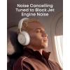 Soundcore Space 2 by Anker, Active Noise Cancelling Headphones, Comfortable Fit, 50H Playtime, LDAC Hi-Res Wireless Audio, Dual Connection, Clear Calls, Bluetooth 6.1, Nap Mode, Wearing Detection(Linen White)