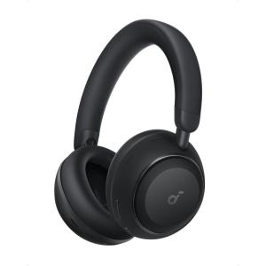 Soundcore Space 2 by Anker, Active Noise Cancelling Headphones, Comfortable Fit, 50H Playtime, LDAC Hi-Res Wireless Audio, Dual Connection, Clear Calls, Bluetooth 6.1, Nap Mode, Wearing Detection(Jet Black)