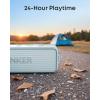 Anker Soundcore 2 Portable Bluetooth Speaker with Stereo Sound, Bluetooth 5, Bassup, IPX7 Waterproof, 24-Hour Playtime, Wireless, Speaker for Home, Outdoors, Travel(Baby Blue)