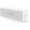 Anker Soundcore 2 Portable Bluetooth Speaker with Stereo Sound, Bluetooth 5, Bassup, IPX7 Waterproof, 24-Hour Playtime, Wireless, Speaker for Home, Outdoors, Travel(White)