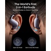 Soundcore AeroFit 2 Pro by Anker, Open-Ear and Active Noise Cancellation Modes, Hi-Res Open Ear Headphones for Commute,Office,Fitness, LDAC, 4-Mic AI Clear Calls, 34H, IP55, Wireless Bluetooth Earbuds(Matte Purple)