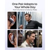 Soundcore AeroFit 2 Pro by Anker, Open-Ear and Active Noise Cancellation Modes, Hi-Res Open Ear Headphones for Commute,Office,Fitness, LDAC, 4-Mic AI Clear Calls, 34H, IP55, Wireless Bluetooth Earbuds(Matte Purple)