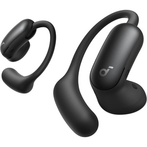 Soundcore AeroFit 2 Pro by Anker, Open-Ear and Active Noise Cancellation Modes, Hi-Res Open Ear Headphones for Commute,Office,Fitness, LDAC, 4-Mic AI Clear Calls, 34H, IP55, Wireless Bluetooth Earbuds(Matte Black)