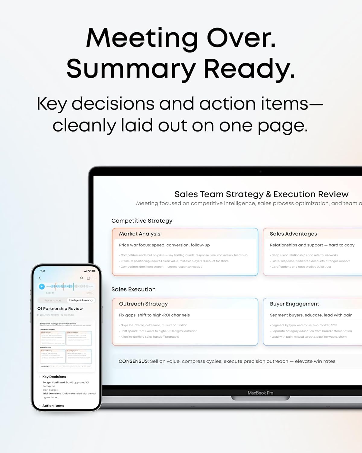 image:imagesoundcore Work AI Voice Recorder by Anker Wearable Note Taker for Meetings Transcribe and Summarize MFi Certified 64GB 150 Languages USBC Charging 32H Recording Find MyBlack