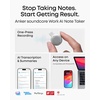 soundcore Work AI Voice Recorder by Anker, Wearable Note Taker for Meetings, Transcribe and Summarize, MFi Certified, 64GB, 150+ Languages, USB-C Charging, 32H Recording, Find My(White)