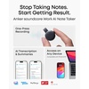 soundcore Work AI Voice Recorder by Anker, Wearable Note Taker for Meetings, Transcribe and Summarize, MFi Certified, 64GB, 150+ Languages, USB-C Charging, 32H Recording, Find My(Black)