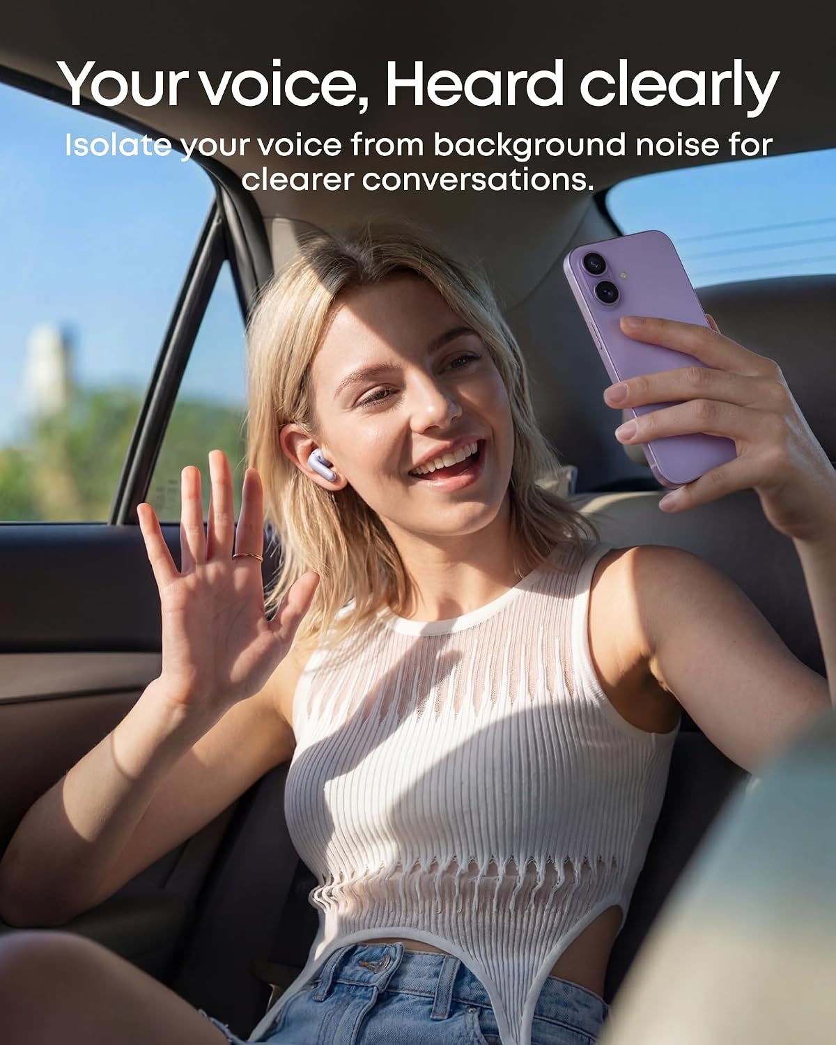 image:imageSoundcore Anker P42i Wireless Earbuds with Adaptive ANC for Daily Noise Natural Mode for Concerts amp Live Events HiRes Audio with LDAC 56H playtime AI Clear Calls Wireless Charging IP55Purple