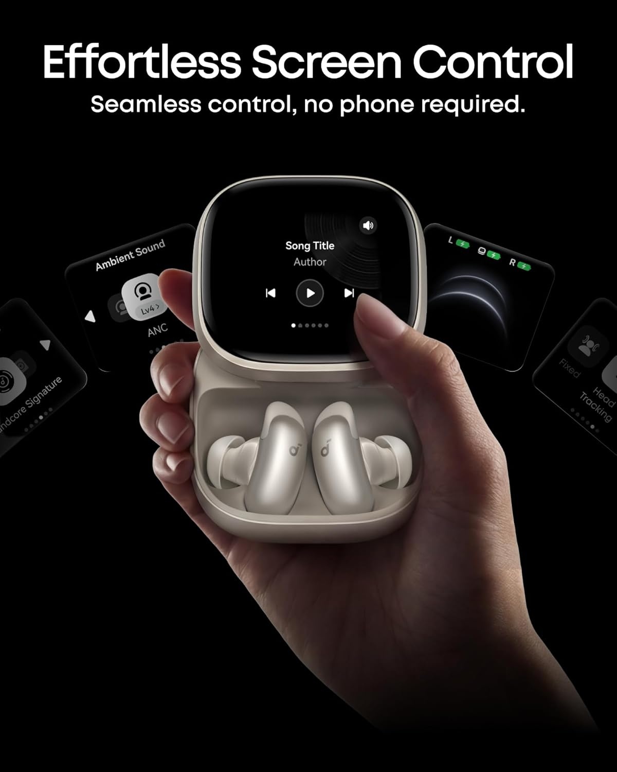 image:imageSoundcore Liberty 5 ProGuinness World RecordsCertified Call QualityAnker Thus AI ChipActive Noise Cancelling Wireless EarbudsCrystalClear Calls for CommuteNoisy EnvironmentsTitanium Gold