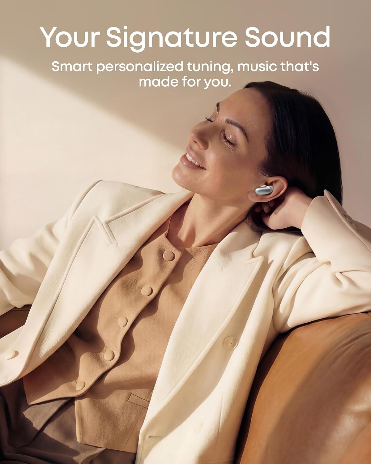 image:imageSoundcore Liberty 5 ProGuinness World RecordsCertified Call QualityAnker Thus AI ChipActive Noise Cancelling Wireless EarbudsCrystalClear Calls for CommuteNoisy EnvironmentsPearl White