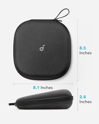 image:imageSoundcore by Anker Q20i Hybrid Active Noise Cancelling Headphones with Headphones Case Wireless OverEar Bluetooth 40H Long ANC Playtime HiRes Audio Big Bass Customize via an App