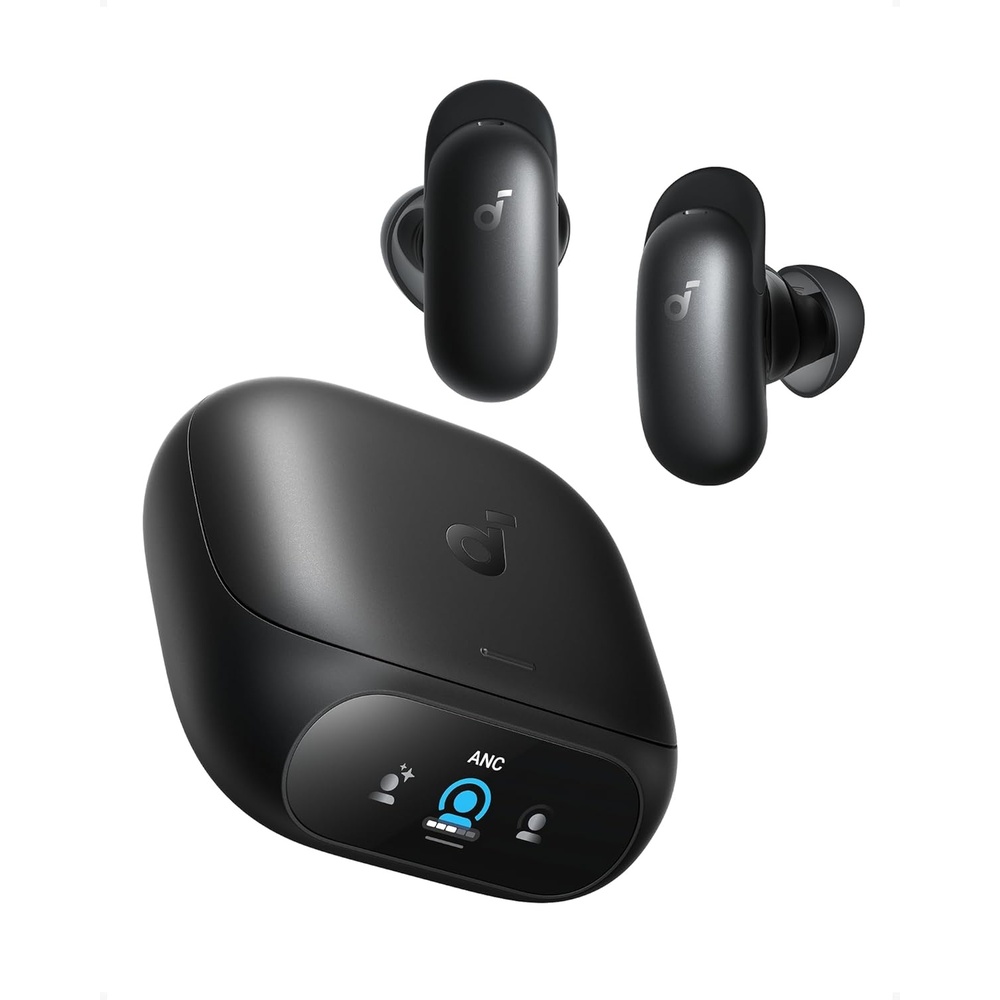image:imageSoundcore Liberty 5 ProGuinness World RecordsCertified Call QualityAnker Thus AI ChipActive Noise Cancelling Wireless EarbudsCrystalClear Calls for CommuteNoisy EnvironmentsMidnight Black