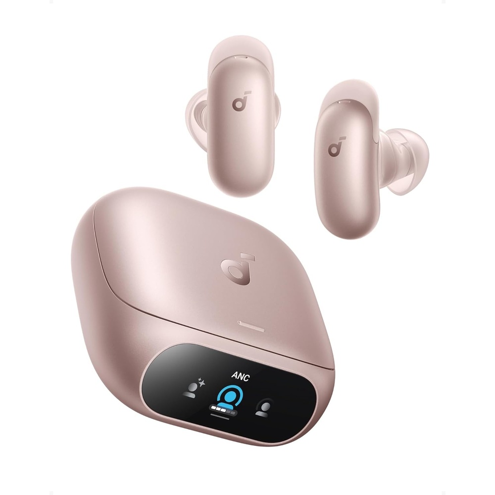 image:imageSoundcore Liberty 5 ProGuinness World RecordsCertified Call QualityAnker Thus AI ChipActive Noise Cancelling Wireless EarbudsCrystalClear Calls for CommuteNoisy EnvironmentsRose Gold