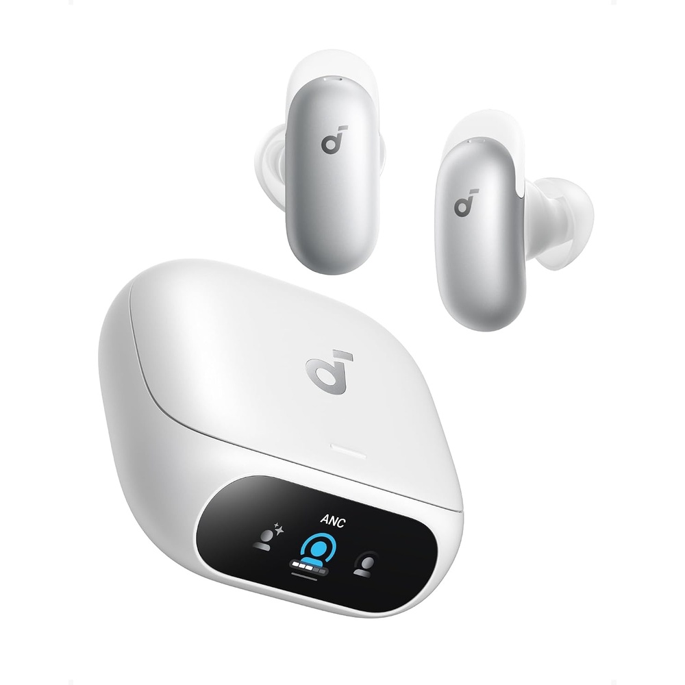 image:imageSoundcore Liberty 5 ProGuinness World RecordsCertified Call QualityAnker Thus AI ChipActive Noise Cancelling Wireless EarbudsCrystalClear Calls for CommuteNoisy EnvironmentsPearl White