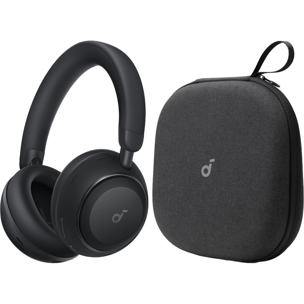 image:imageSoundcore Space 2 by Anker Active Noise Cancelling Headphones with Protective Case Comfortable Fit 50H Playtime LDAC HiRes Wireless Audio Dual Connection Clear Calls Bluetooth 61 Nap Mode