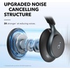 Soundcore by Anker Space One Active Noise Cancelling Headphones, with Headphones Case, 2X Stronger Voice Reduction, 40H ANC Playtime, App Control, LDAC Hi-Res Wireless Audio