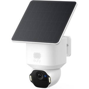 eufy Security SoloCam E42 4-Cam Kit, 4K Security Camera Wireless Outdoor, Solar Powered, AI Motion Tracking, Strobe Light, Pan & Tilt, Facial Recognition, Built-in Local Storage (Up to 16TB)(Solo Cam)