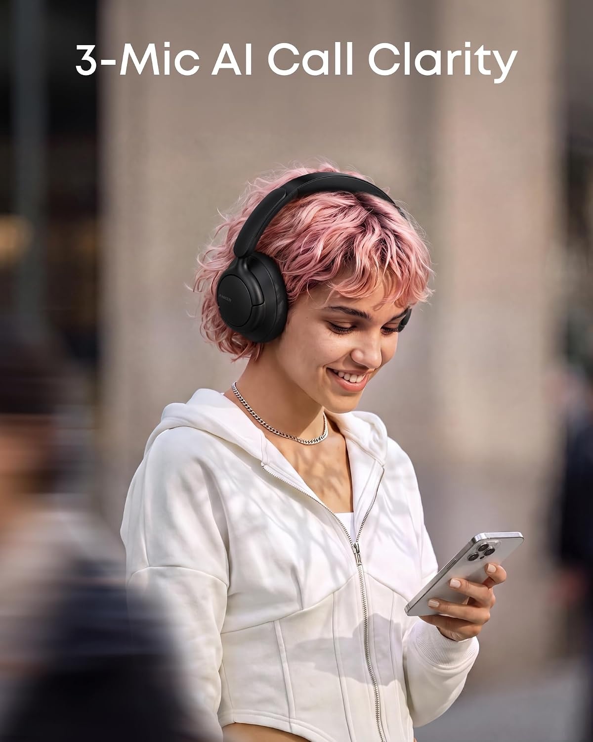 image:imageSoundcore by Anker Q31i Adaptive Noise Cancelling OverEar HeadphonesAbsolute Black