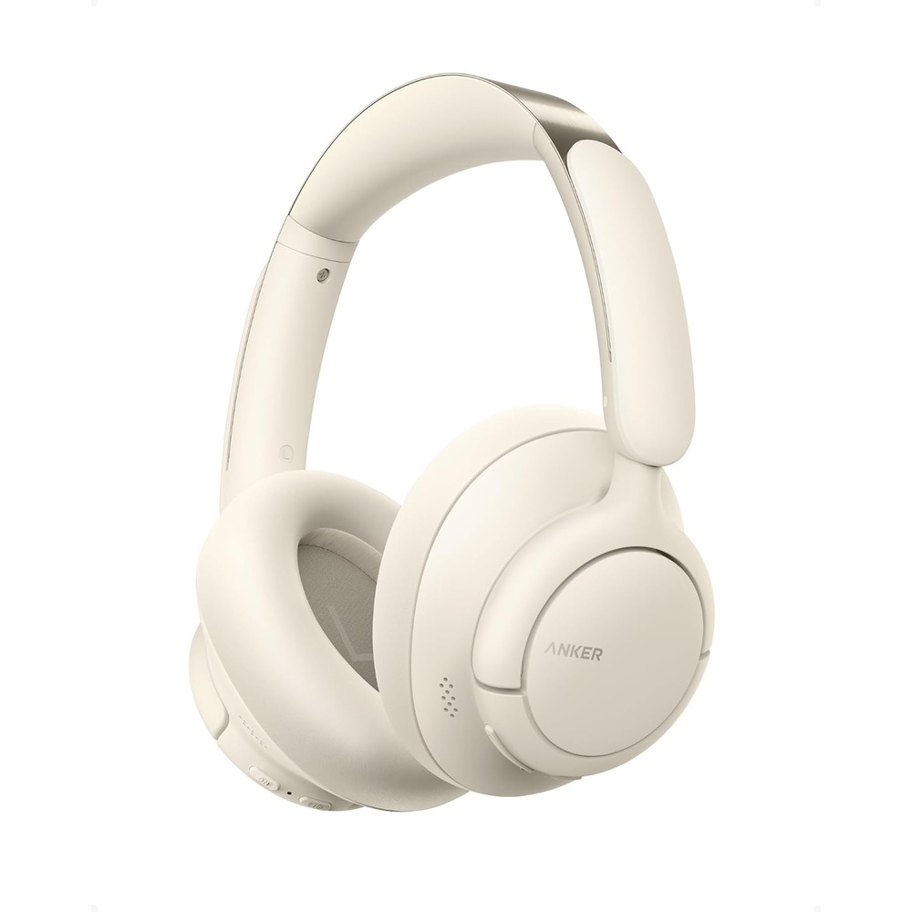 image:imageSoundcore by Anker Q31i Adaptive Noise Cancelling OverEar HeadphonesCream White
