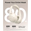 Soundcore by Anker Q31i, Adaptive Noise Cancelling Over-Ear Headphones(Cream White)