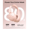 Soundcore by Anker Q31i, Adaptive Noise Cancelling Over-Ear Headphones(Pink Orange)