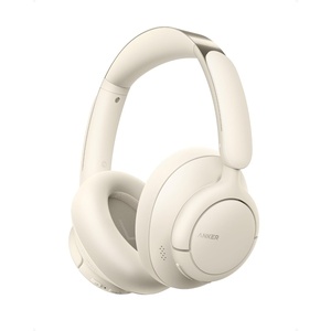 Soundcore by Anker Q31i, Adaptive Noise Cancelling Over-Ear Headphones(Cream White)
