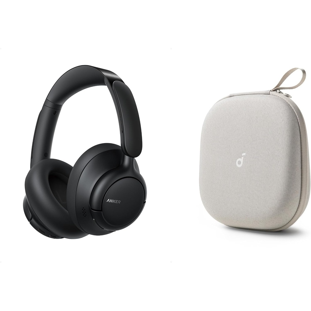 image:imageSoundcore OverEar Headband Wireless Headphone amp Headphones Case Bundle